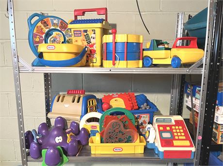 Large Lot of Vintage Little Tikes Toys and More