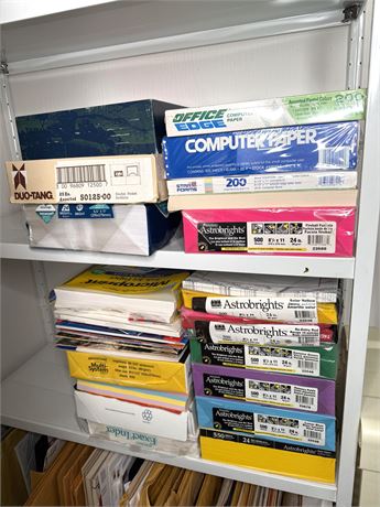 Office Supplies Lot 13 Printing and Colorful Paper