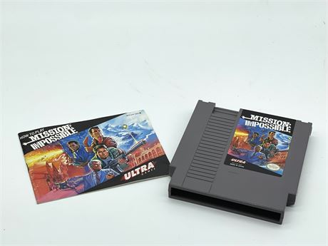 Mission Impossible Nintendo NES Game