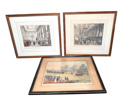 Hand Colored Engravings