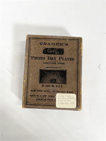 Cramer's Photo Dry Plates