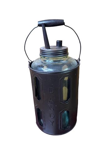 Dandy Brand Kerosene Oil Filler Can Brown Jug