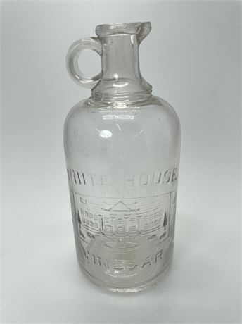 White House Vinegar Antique Glass Bottle