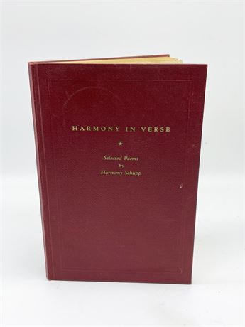 Harmony In Verse - Signed and Inscribed