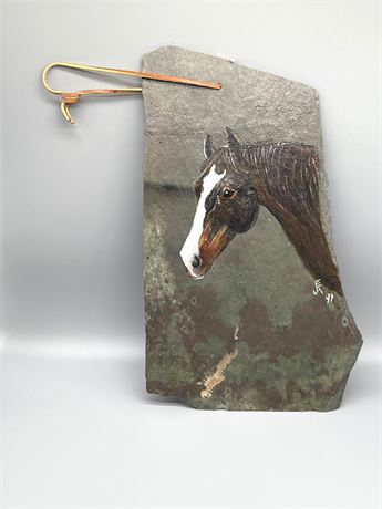 Hand Painted Horse Slate