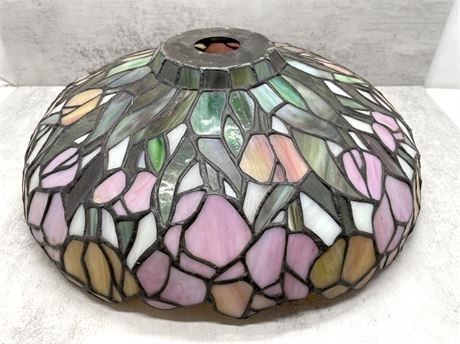 14.5" Tiffany Style Stained Glass Shade