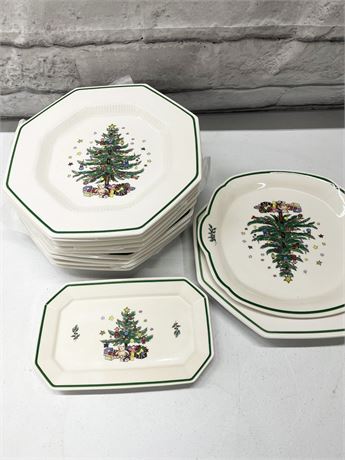 Nikko Christmastime Plates