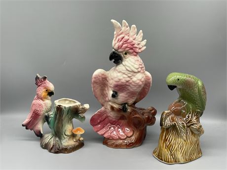 Vintage Hand Painted Birds Lot 5