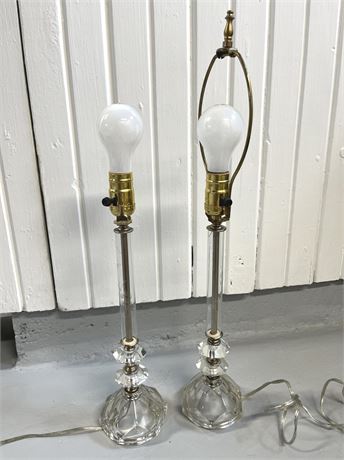 Vintage Art Deco Style Table Lamps