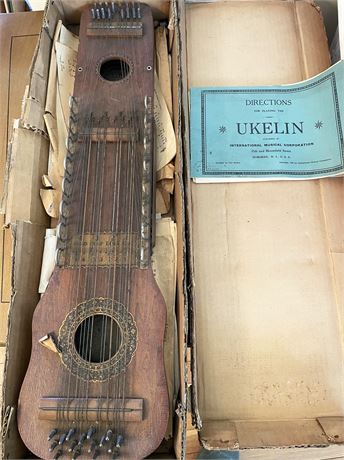 Antique Ukelin String Instrument