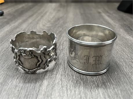 Sterling Silver Napkin Ring Holders