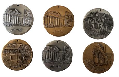 August Wendell Forge Aluminum & Bronze Ornaments — Erie Series