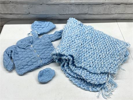 Crochet Blanket Lot 3