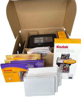Kodak Easyshare G610 Printer Dock w/ Photo Paper
