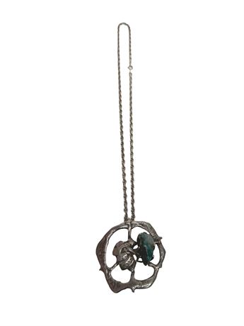 Sterling Silver Pendant and Necklace