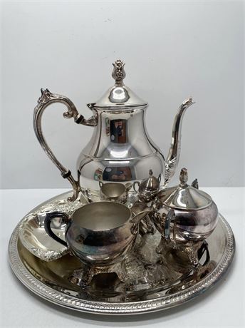 A Tray of Silverplate