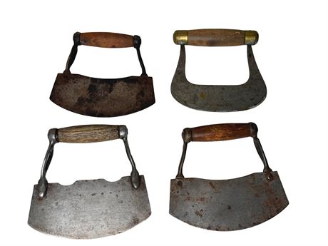 Antique Primitive Food Choppers Lot 7