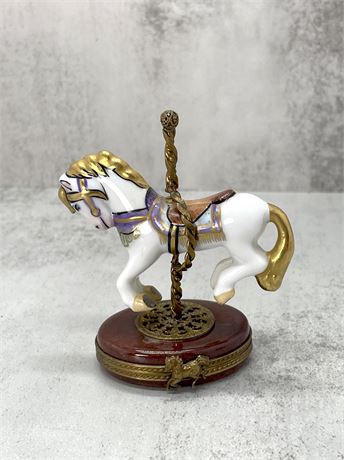 Carousel Horse Limoges Box