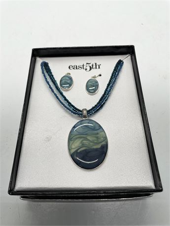 East 5th Necklace and Earrings