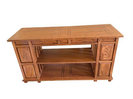 Oak Entertainment Stand