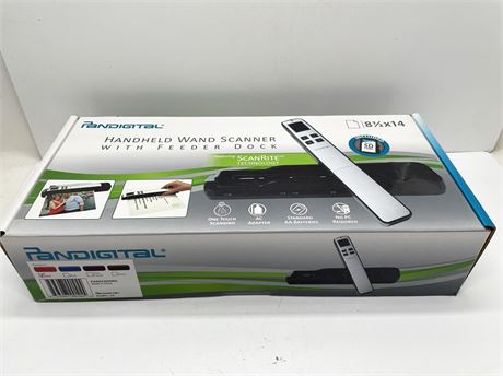 NEW Pandigital Handheld Wand Scanner