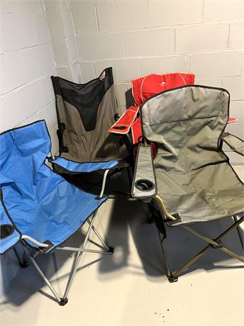 Four (4) Outdoor Camping Chairs