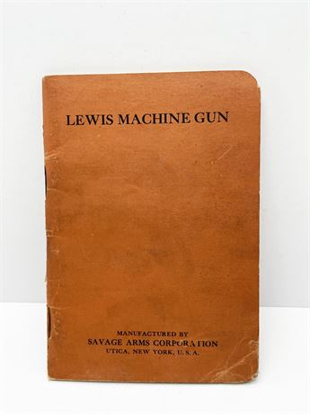 "Hand-Book of the Lewis Machine Gun"