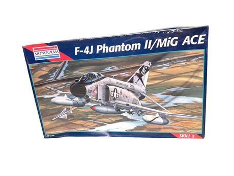 Monogram F-4J Phantom II MiG ACE Plastic Model Kit