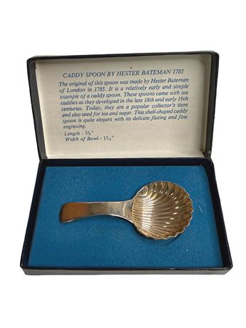Steiff Sterling Silver Tea Caddy Spoon
