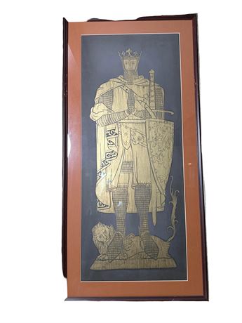 Robert the Bruce Handmade Brass Rubbing