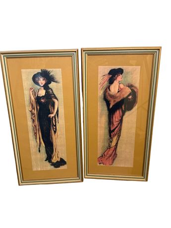 1930s Art Deco Woman Portrait Prints