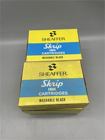 Four (4) Boxes of Skrip Ink Cartridges