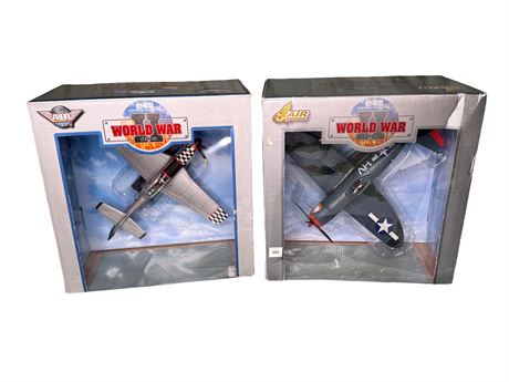 Yat Ming Air Signature 1:48 Scale WWII Series Diecast Planes