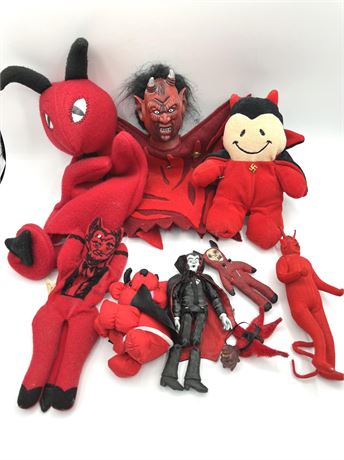 Devil and Vampire Plush and Figures