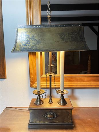 Brass Bouillotte Table Lamp