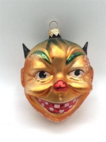 Christopher Radko Halloween Ornament Devil's Head