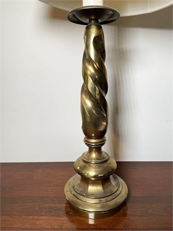 Brass Spiral Table Lamp
