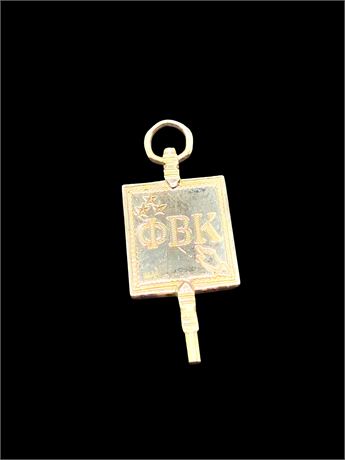 10kt Phi Betta Cappa Fraternity Fob Charm