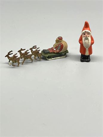 Miniature German Santas