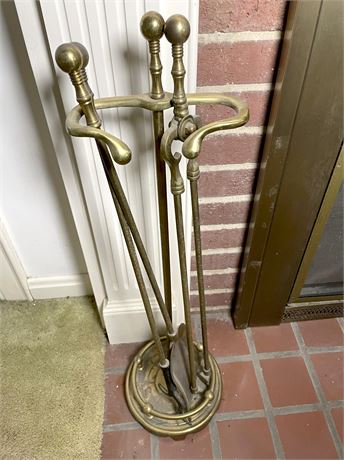 Brass Fireplace Tools