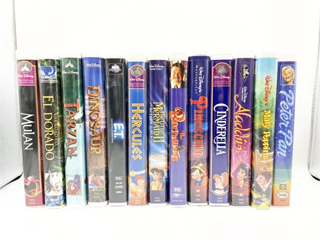 Disney VHS Tapes Lot 1