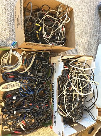 Box of Electrical/Sound Cords