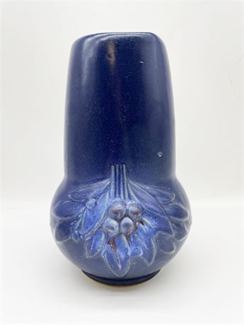 1930s McCoy Blue Poppy Vase