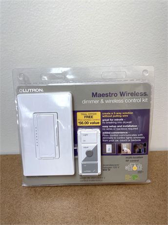 NEW Maestro Wireless Dimmer and Wireless Control Kit