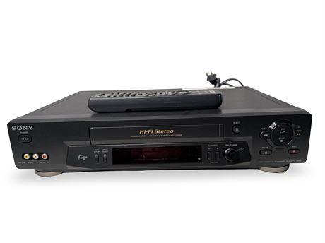 Sony Hi-Fi Stereo VHS Player Recorder