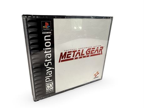 Playstation Metal Gear Solid Game (1998)