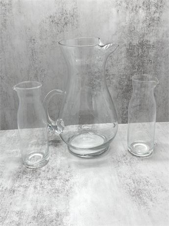 Glass Pitcher and Carafes
