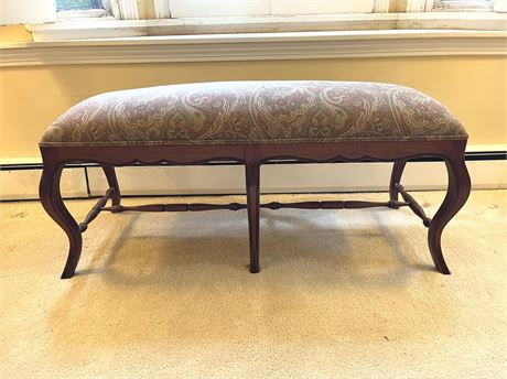 Louis XV Style Upholstered Bench