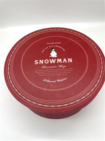 William-Sonoma Snowman Mug Set