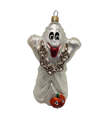 Christopher Radko Boo Who Ghost Halloween Ornament